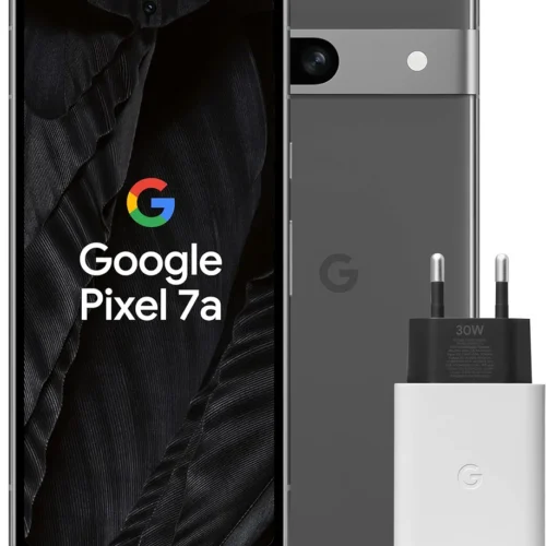 Google Pixel 7a et chargeur – Smartphone Android 5G