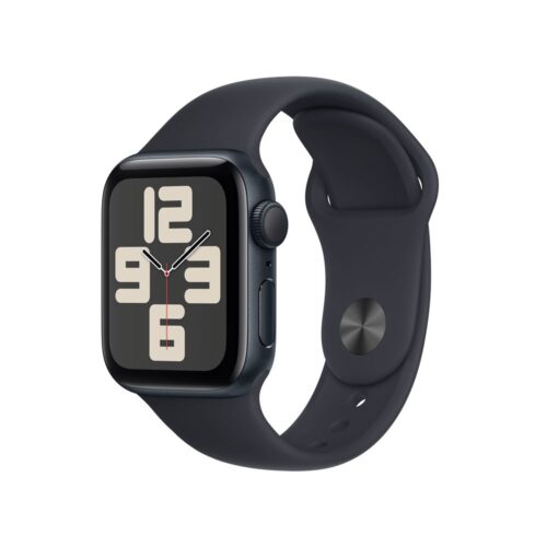 Apple Watch SE GPS Boîtier en Aluminium Minuit de 40 mm avec Bracelet Sport Minuit S/M